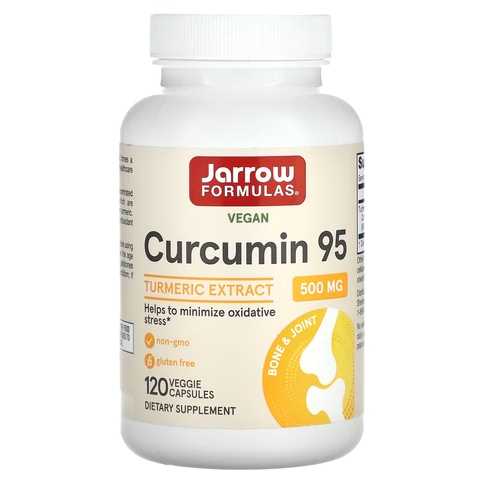 Jarrow Formulas Curcumin 95 Экстракт куркумы 500 мг 120 растительных капсул