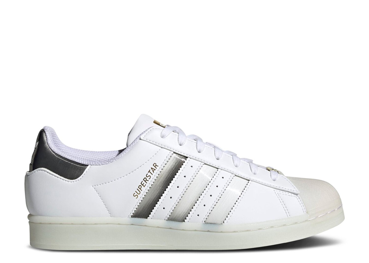 

Кроссовки adidas Superstar 'White Gold Metallic', белый