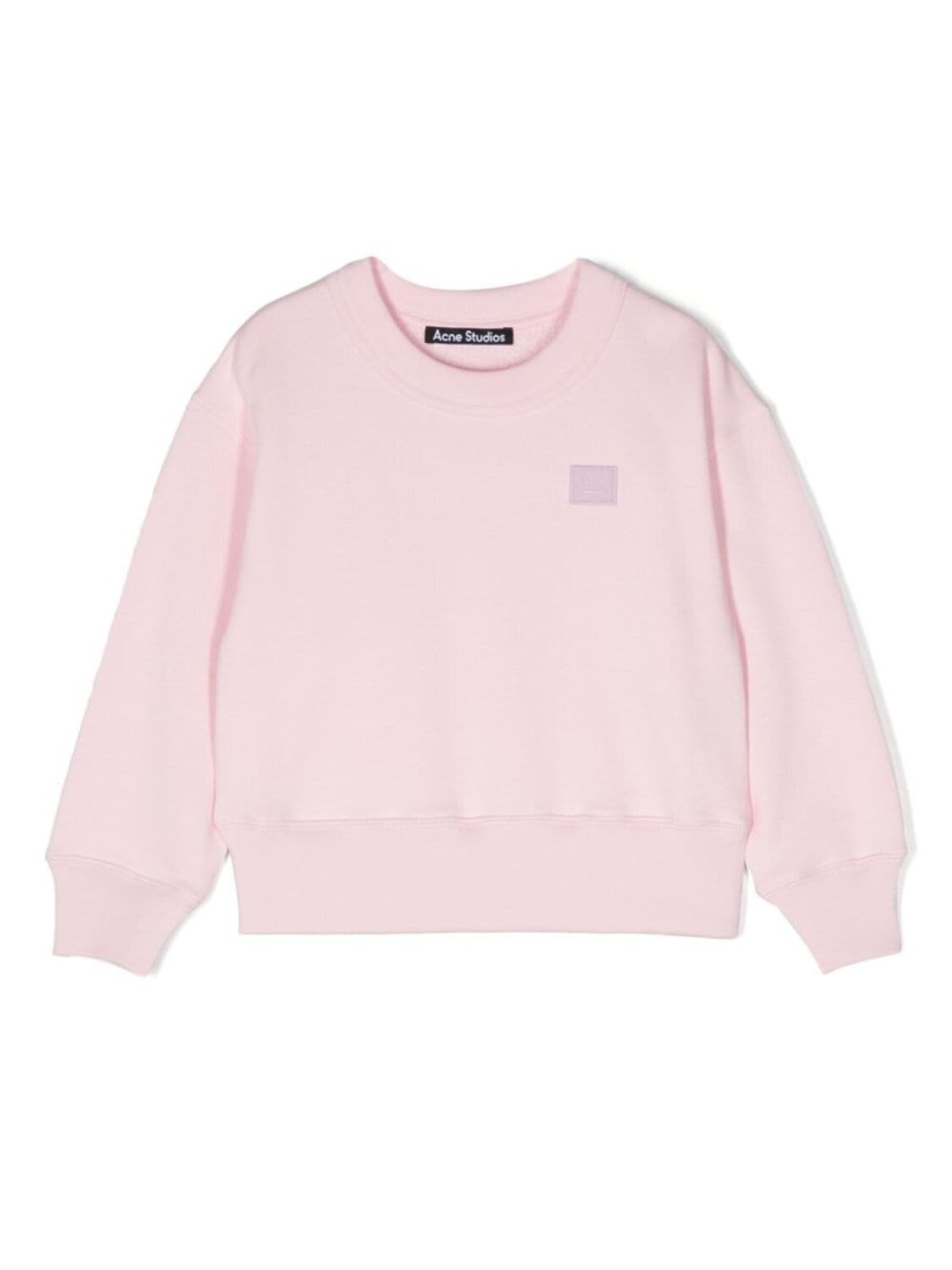

Толстовка с нашивкой-логотипом Acne Studios Kids, розовый