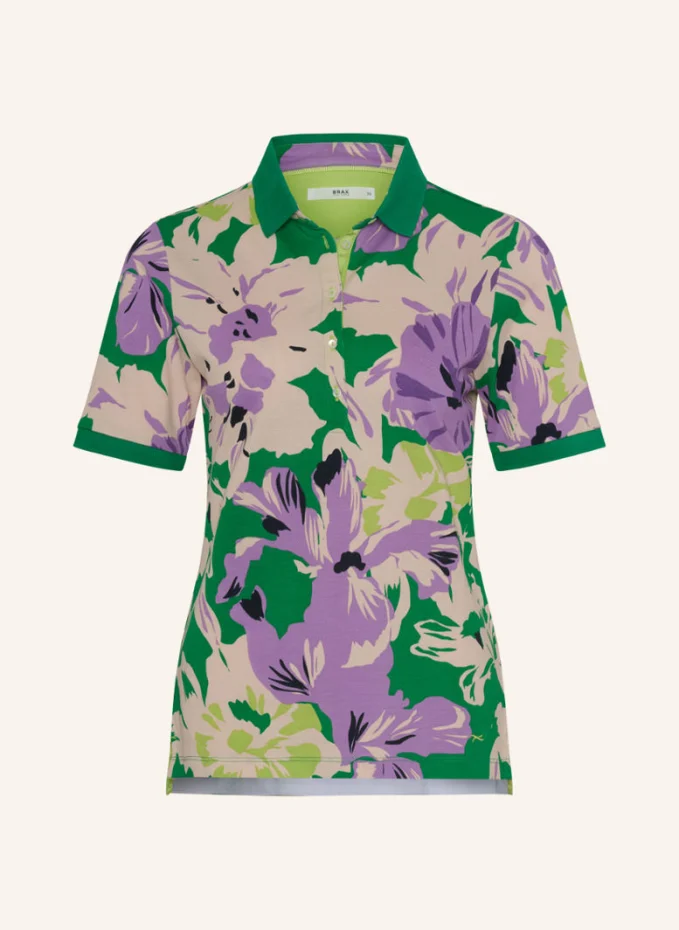 цена Рубашка-поло из пике style cleo Brax, зеленый