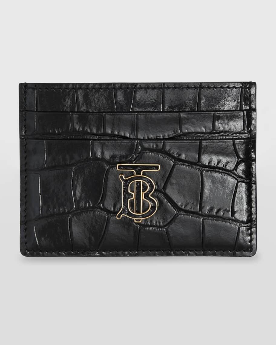 

Визитница TB с тиснением под крокодила Burberry