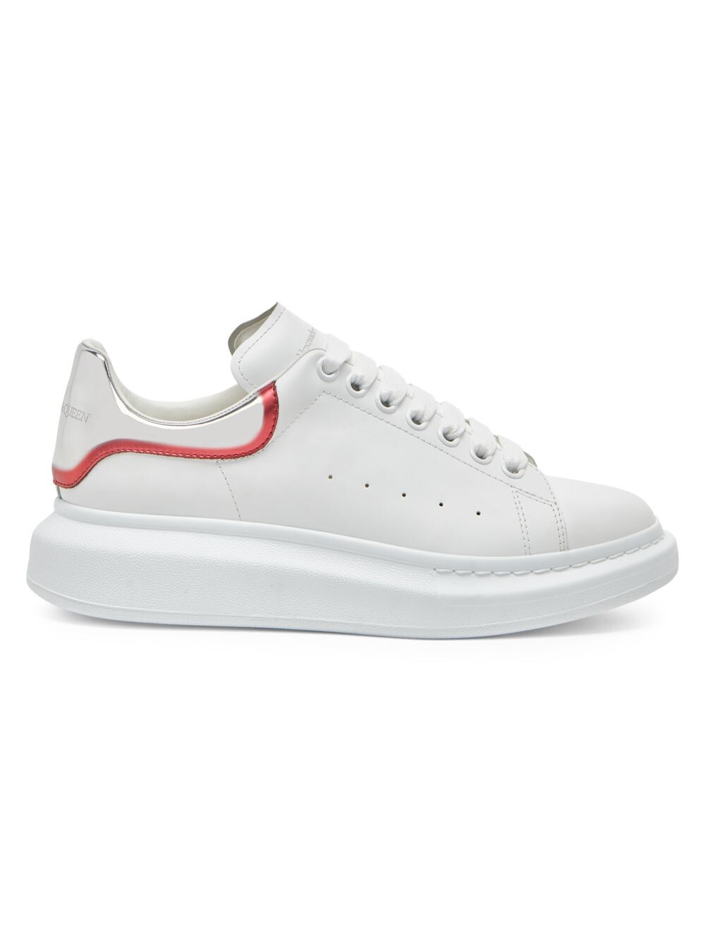 

Кожаные низкие кеды Alexander McQueen, белый