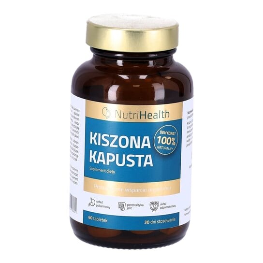 

NutriHealth, Биологически активная добавка «Квашеная капуста», 100% натуральная, 60 капсул. Inna