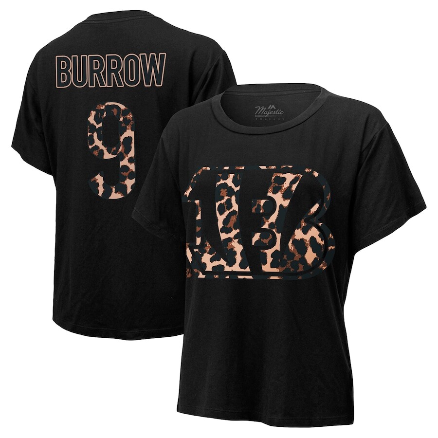 

Футболка с именем и номером Majestic Threads Cincinnati Bengals, черный