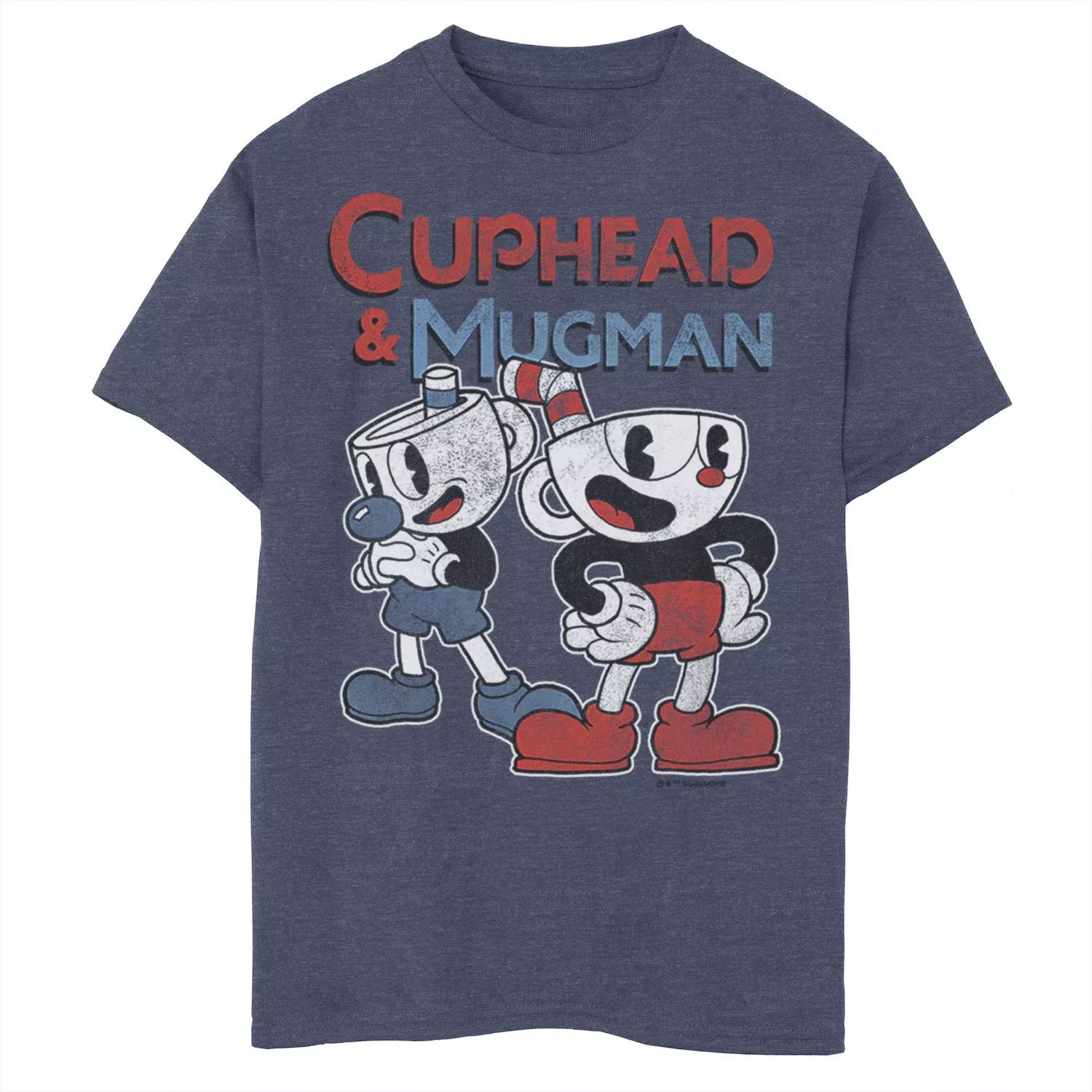 Футболка Cuphead и Mugman Dynamic Duo для мальчиков 8–20 лет Licensed Character