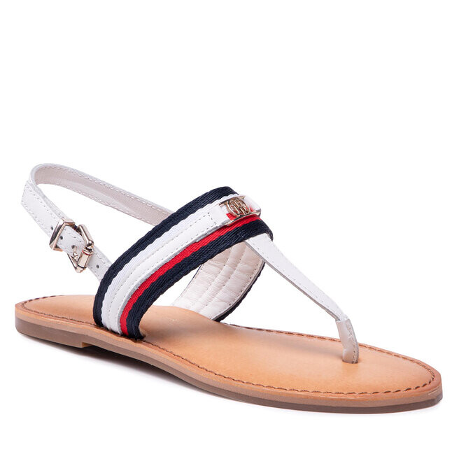 

Сандалии Tommy Hilfiger CorporateWebbing Flat, белый
