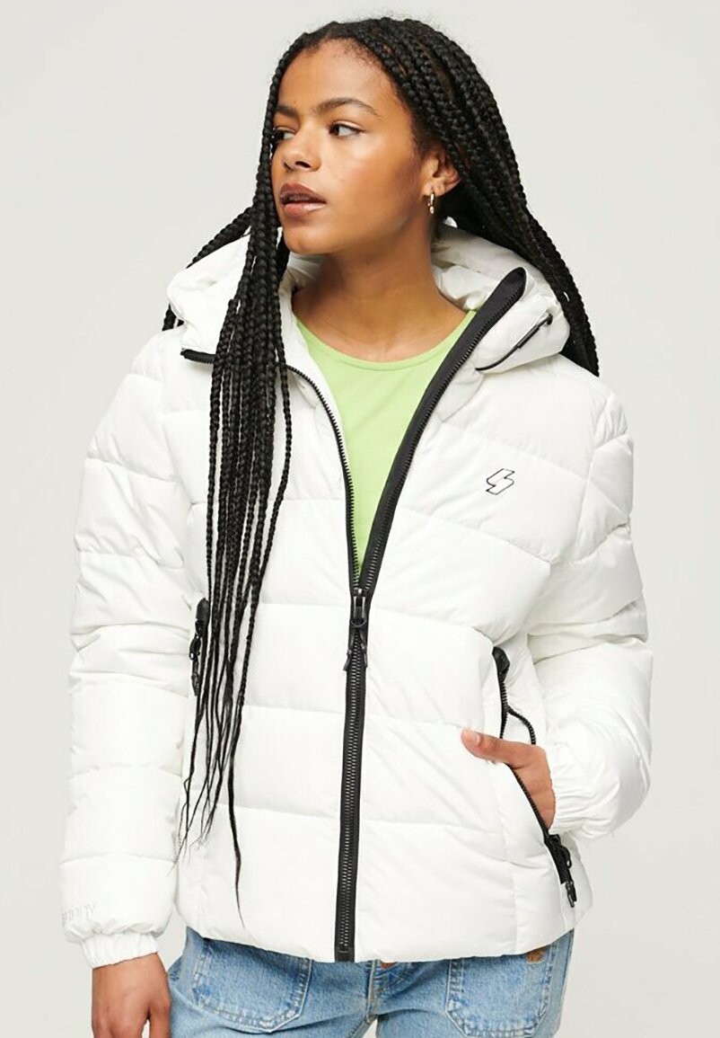 

Зимняя куртка Superdry Spirit Sports Puffer, оптика, Серый