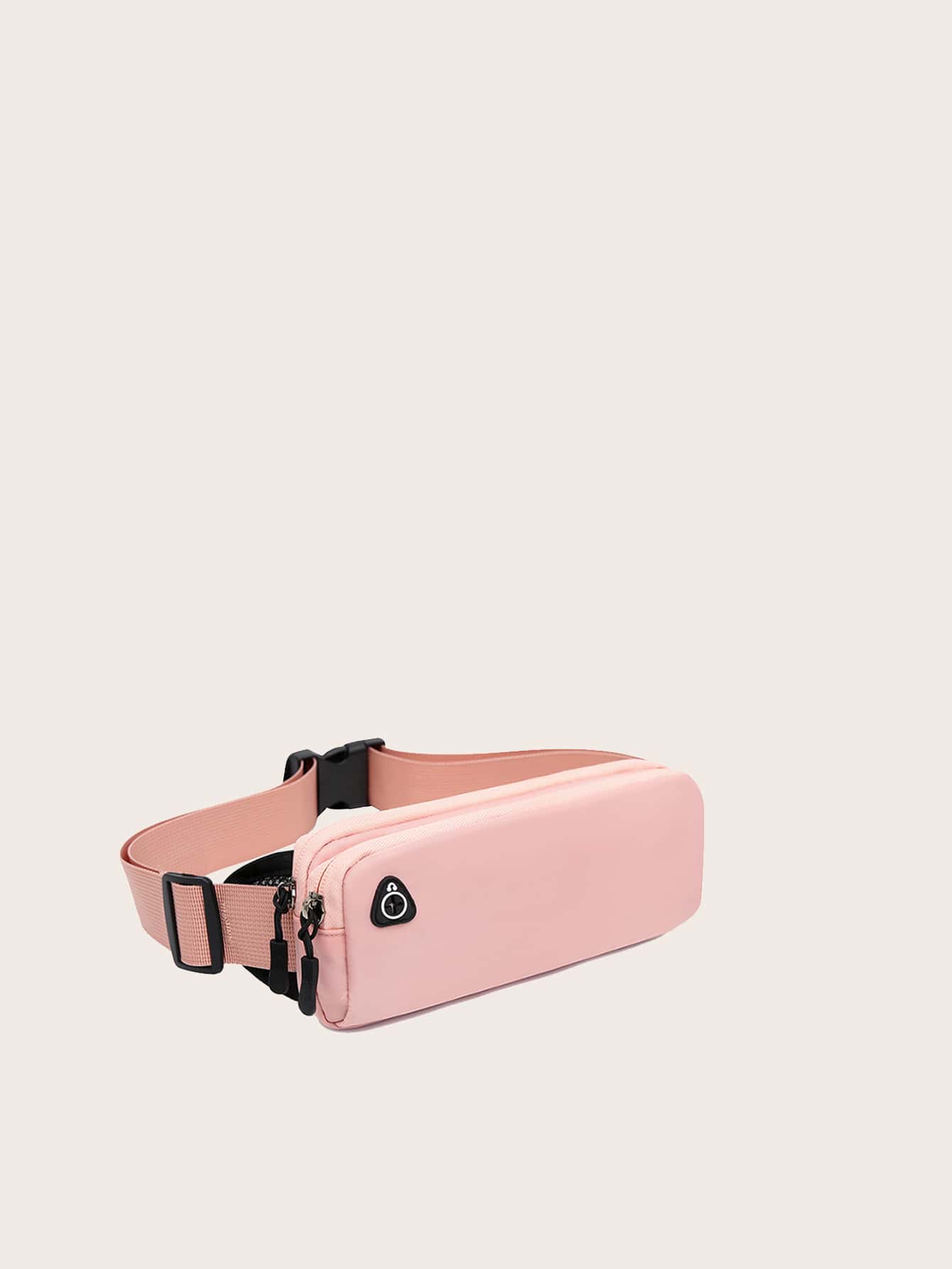 Мини-минималистичная поясная сумка, розовый