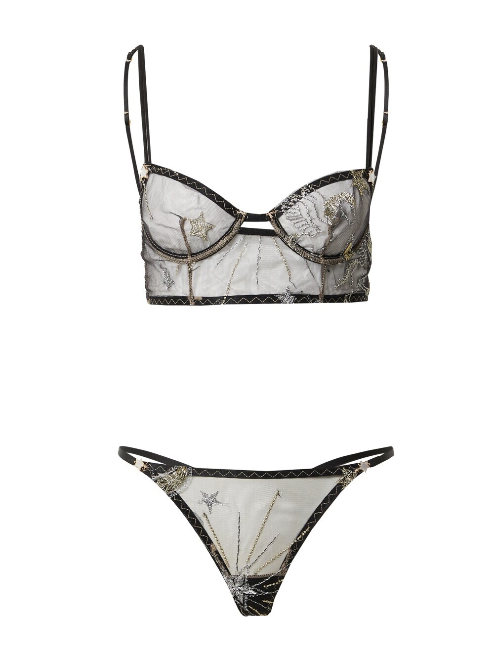 

Комплекты нижнего белья без косточек Nasty Gal, черный