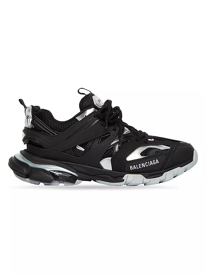 

Трековые кроссовки Balenciaga, цвет black silver