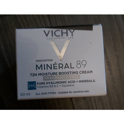 Mineral 89 72H Увлажняющий крем без запаха, 50 мл, Vichy