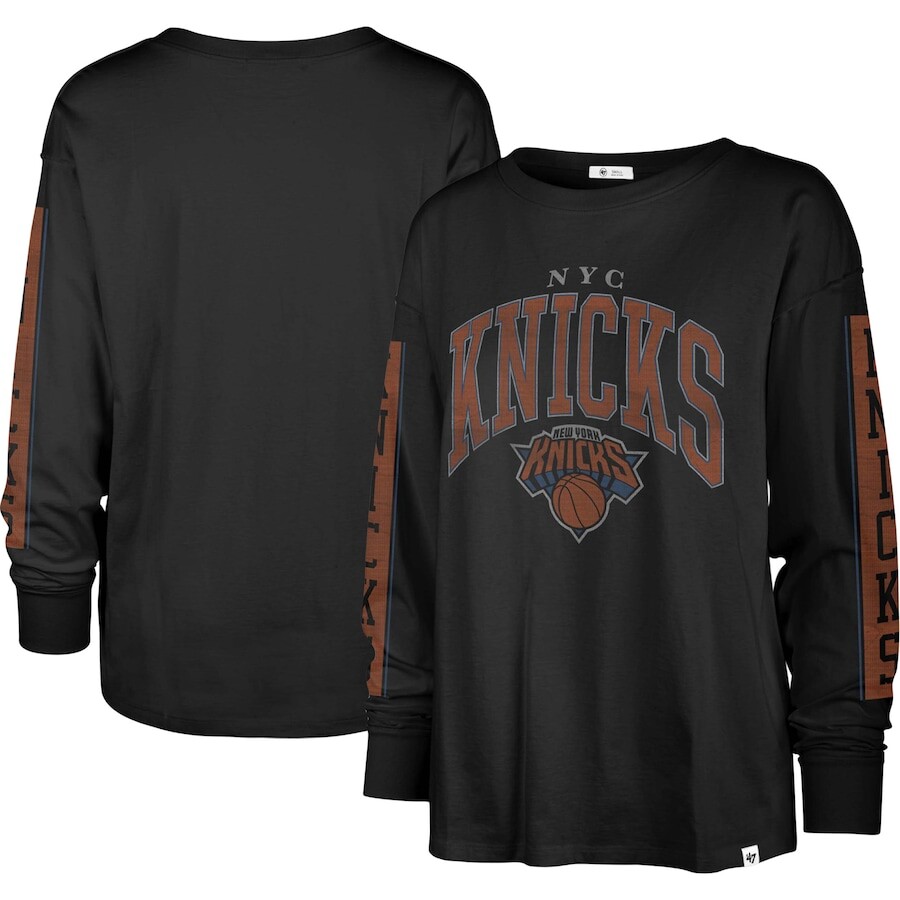 

Футболка с длинным рукавом 47 New York Knicks, черный