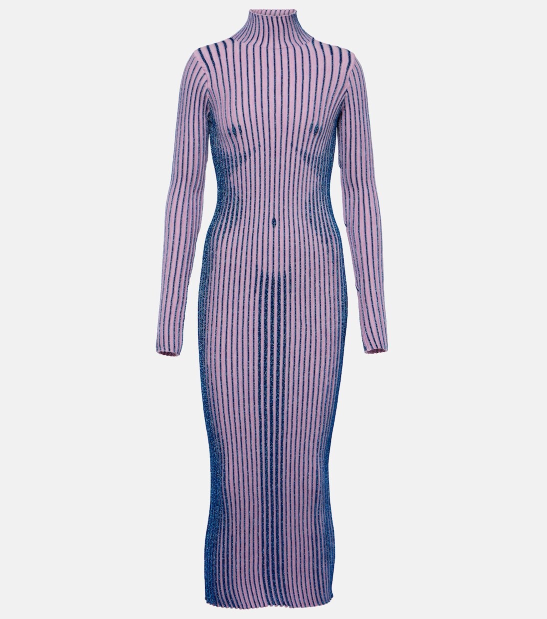 

Платье миди trompe l'oeil Jean Paul Gaultier, фиолетовый
