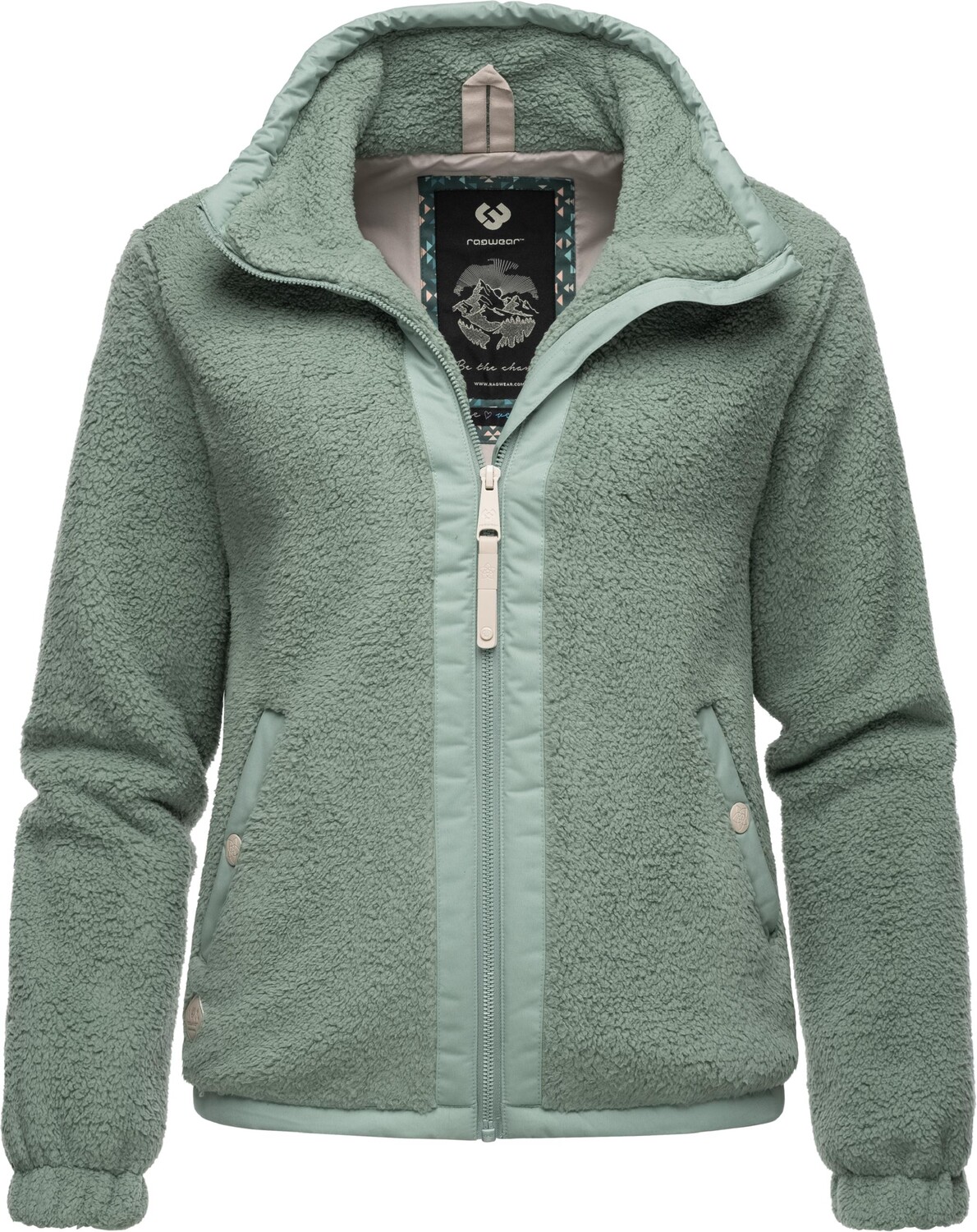 

Куртка ragwear Sweatjacke Nordicka, цвет Dusty Green