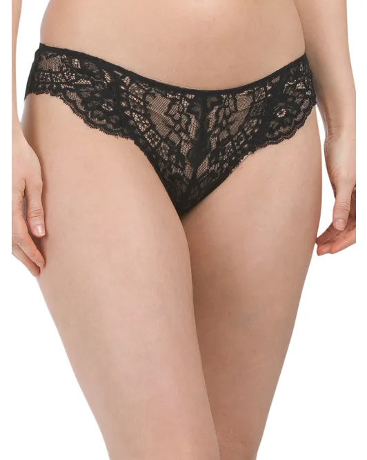 

Сделано в Португалии, красивые трусики-бикини Belle Fleur из хлопковой смеси Wolford, черный