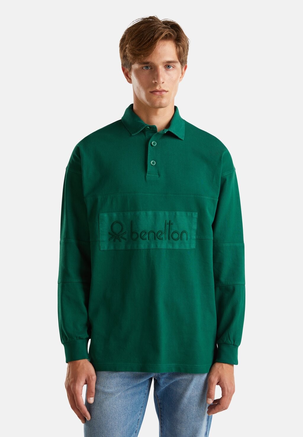 

Рубашка поло United Colors of Benetton, зеленый
