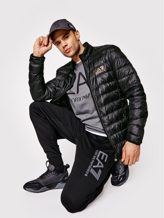 

Переходная куртка стандартного кроя Ea7 Emporio Armani, черный