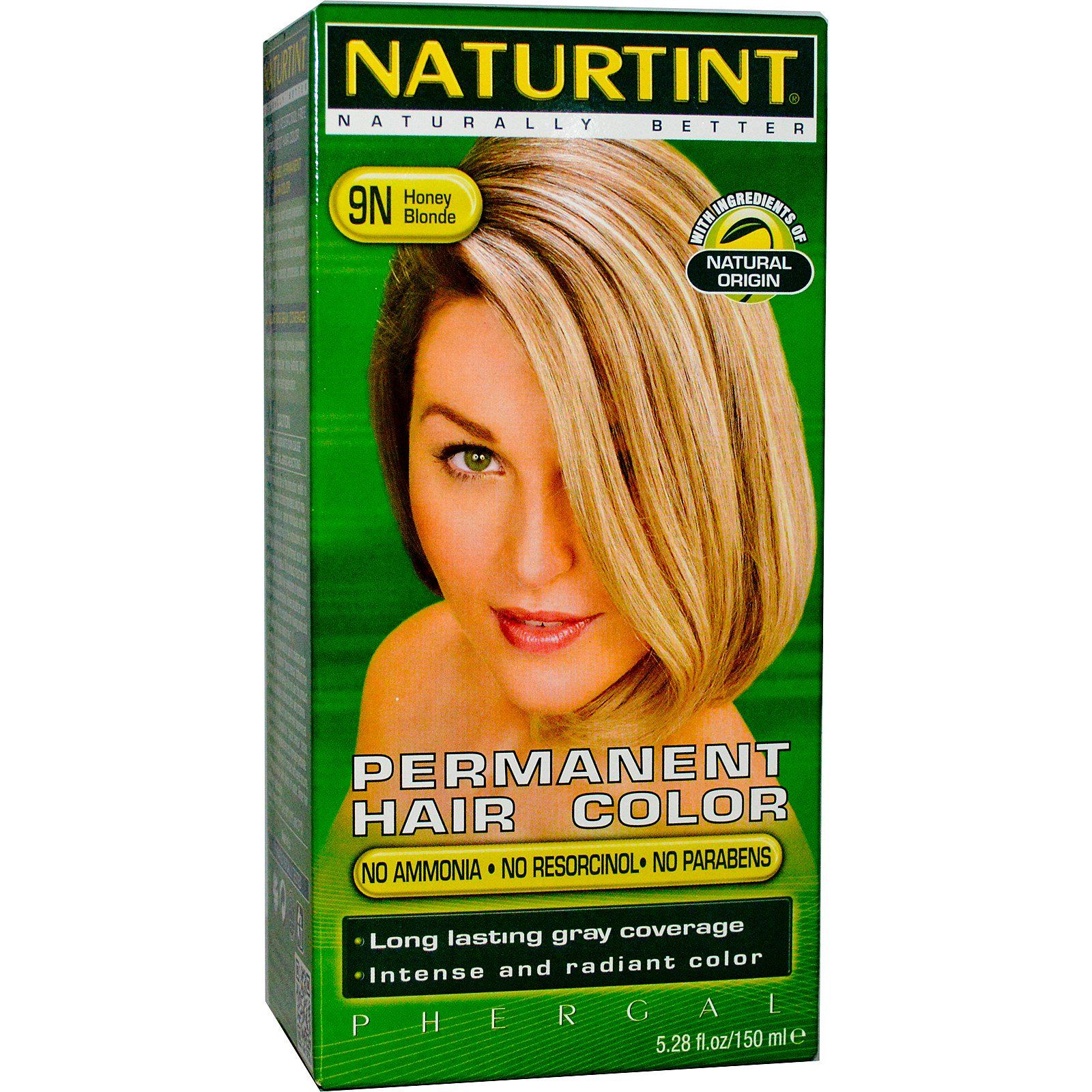 Naturtint Стойкая краска для волос 9N медовый блонд 5,28 жидких унций (150 мл) herbatint стойкий растительный гель краска для волос 9n медовый блонд 4 56 жидких унции 135 мл
