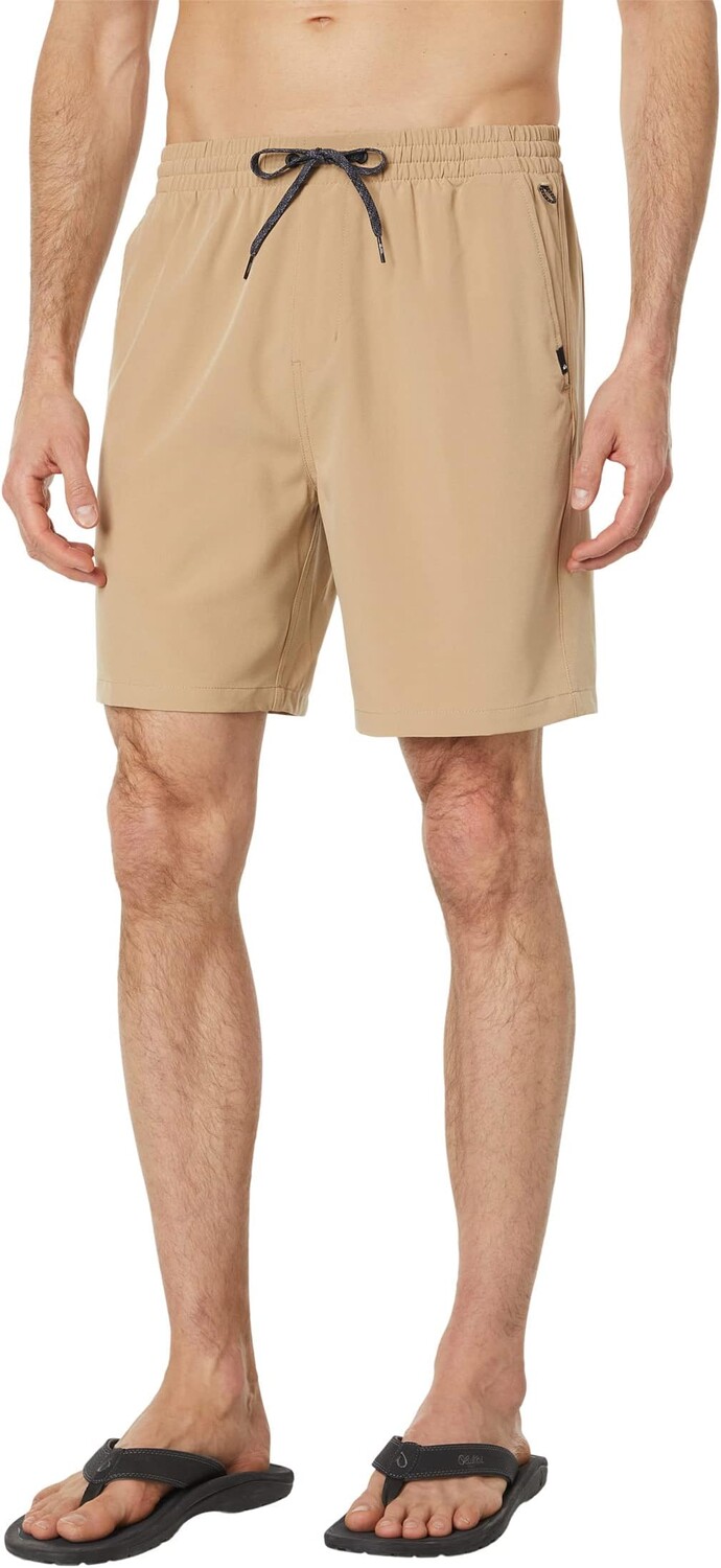

Эластичные шорты-амфибии Oceanmade 18 дюймов Quiksilver, цвет Plage