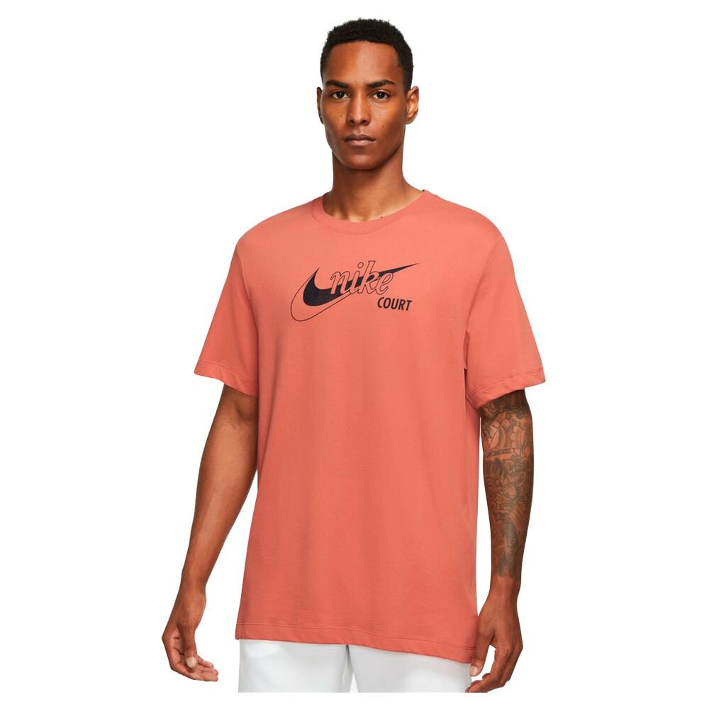 

Футболка Nike Court Dri Fit Swoosh, оранжевый