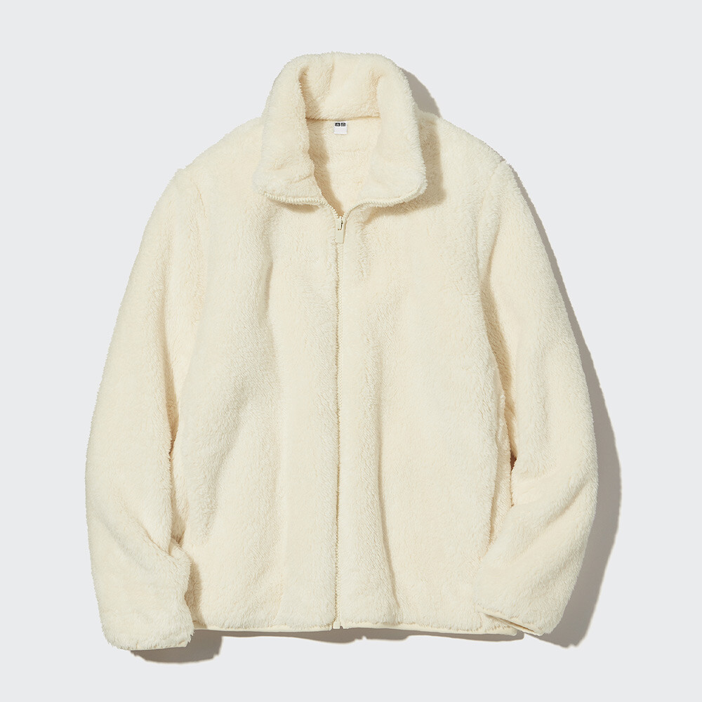 

Женская куртка Uniqlo бархатная, молочно-белый