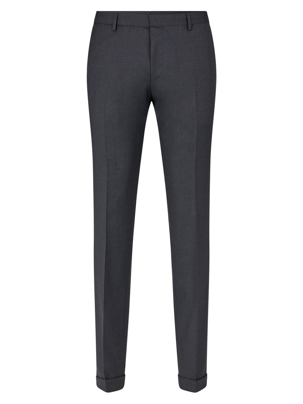 

Брюки Extra Slim Fit из натуральной шерсти BOSS, серый