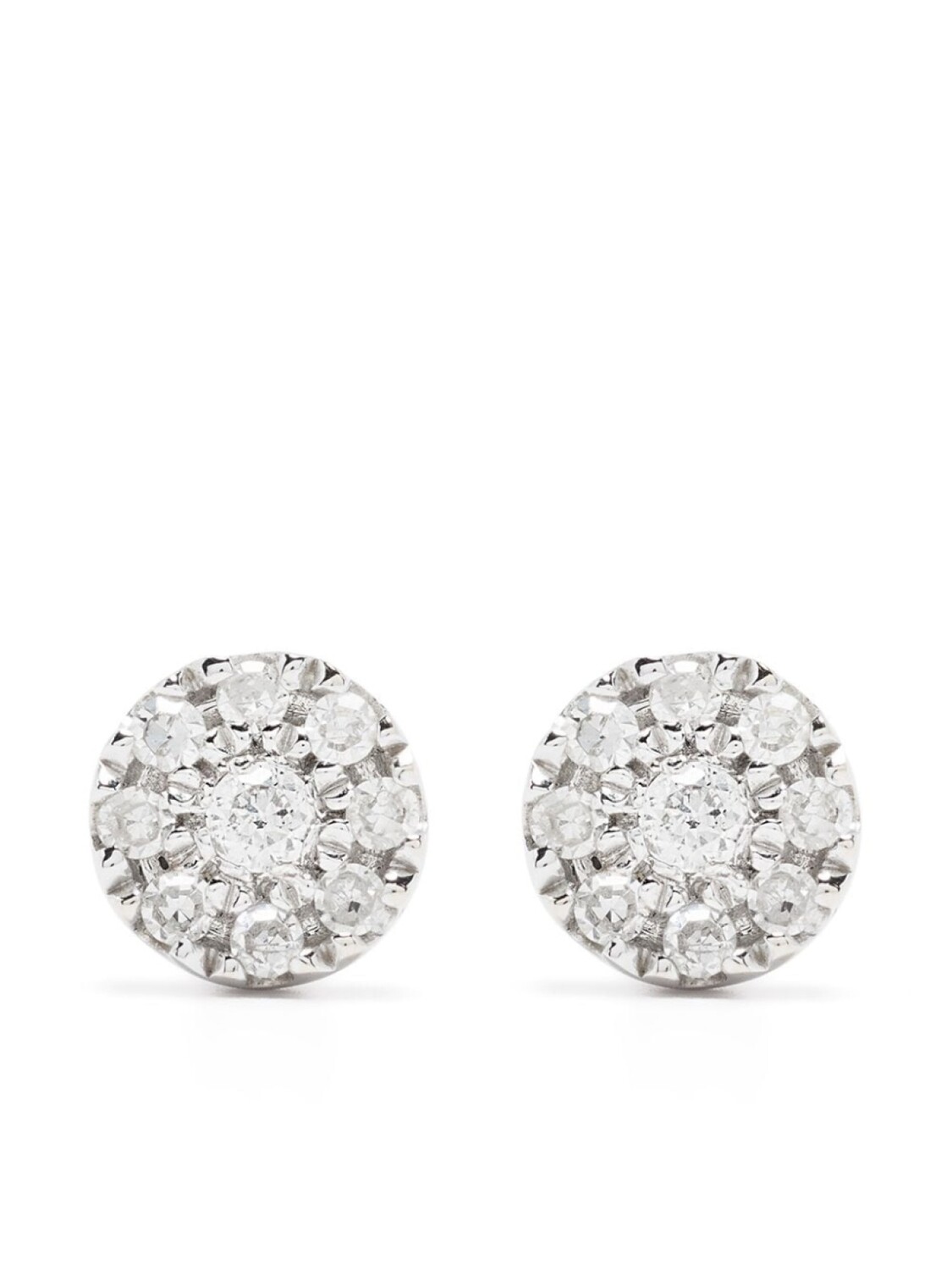

Серьги Target из белого золота с бриллиантами Djula, серебряный