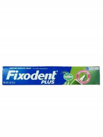 Клей для зубных протезов, 57 г Fixodent, Other fixodent plus крем для фиксации протезов 57 г 2 унции