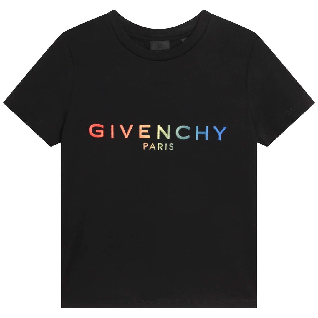 

Черная футболка с логотипом Givenchy, черный