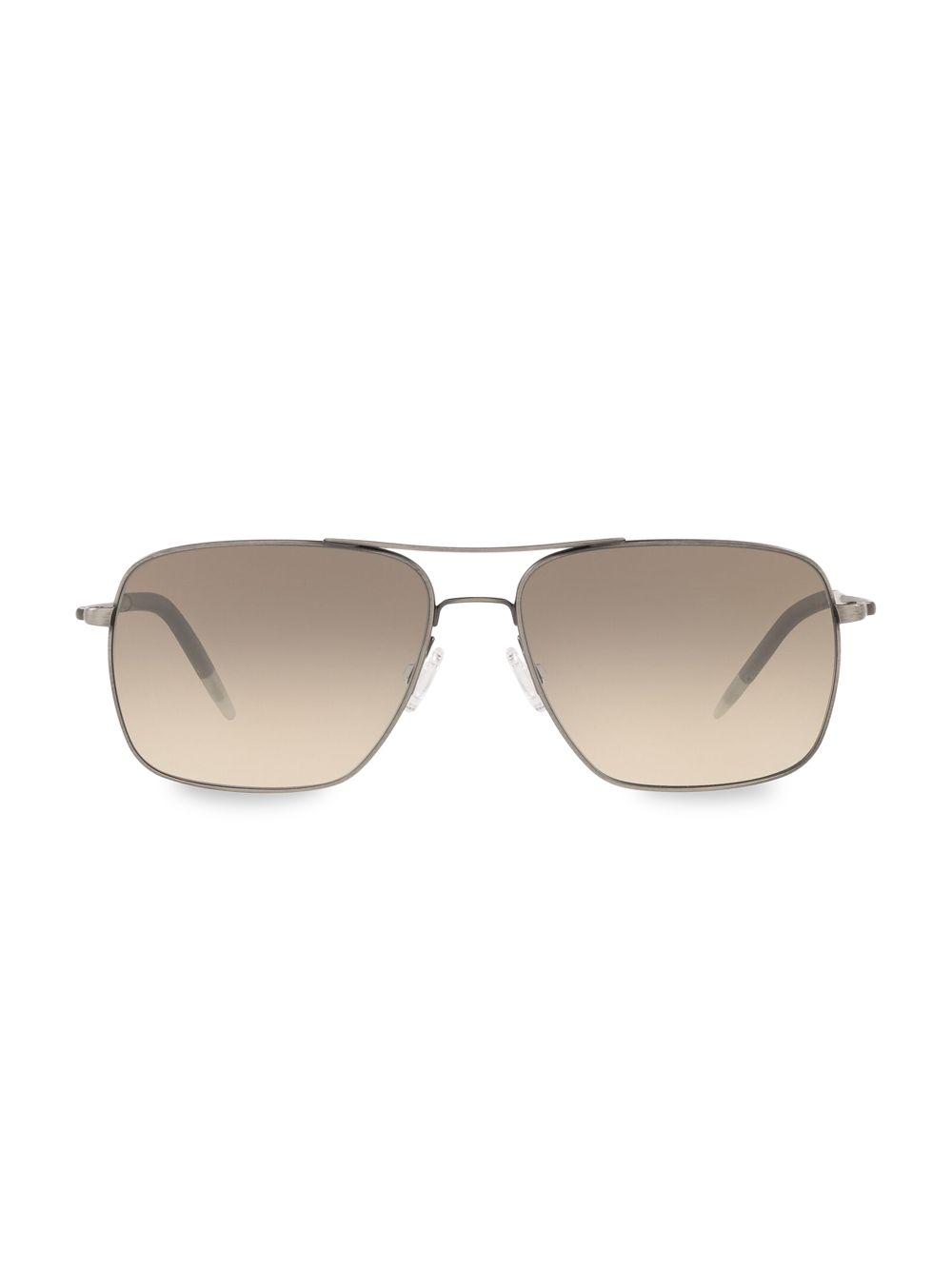 Солнцезащитные очки-авиаторы Clifton 58 мм Oliver Peoples, серебряный