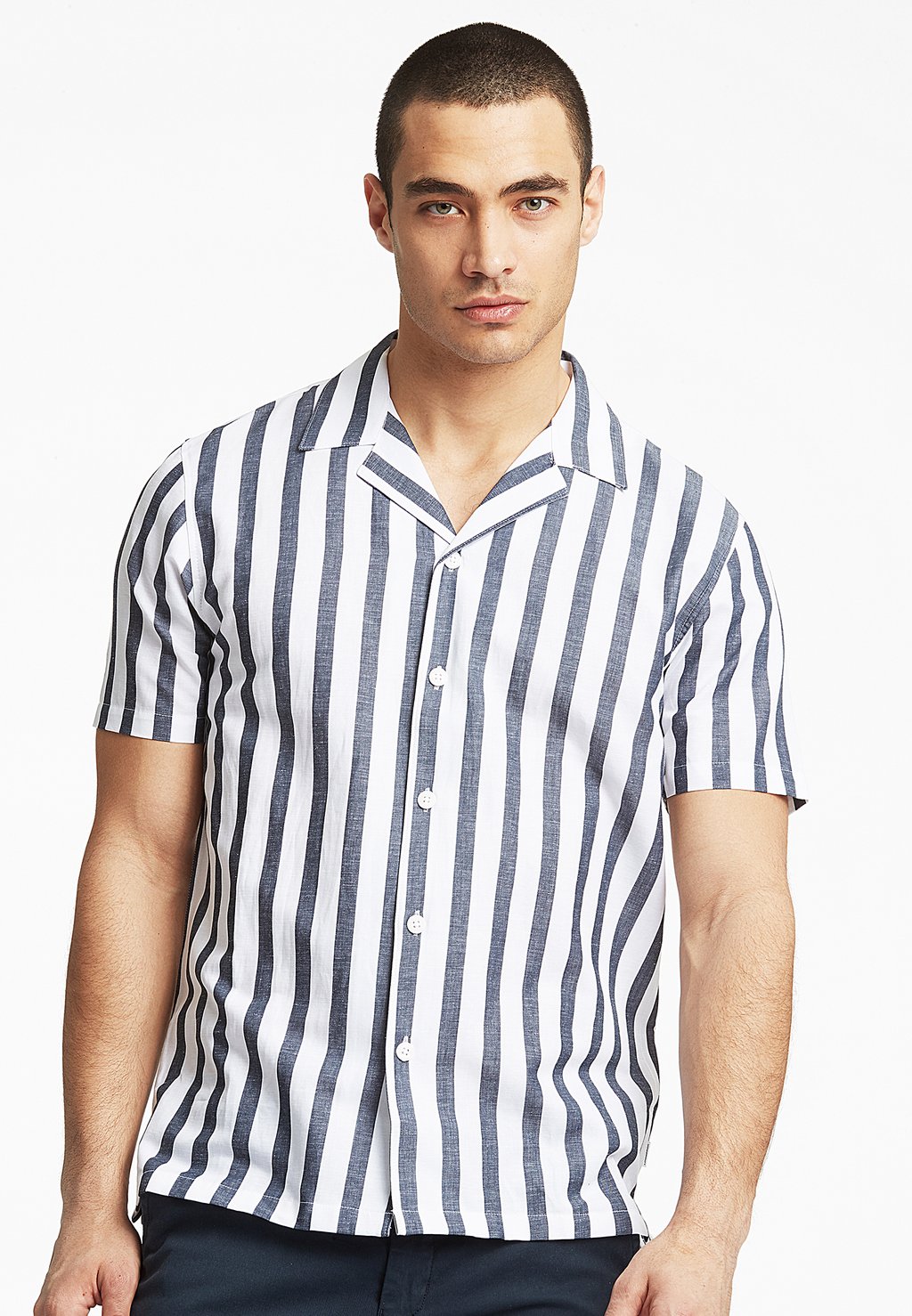 Рубашка STRIPED RESORT Lindbergh, цвет navy рубашка striped resort lindbergh цвет blue