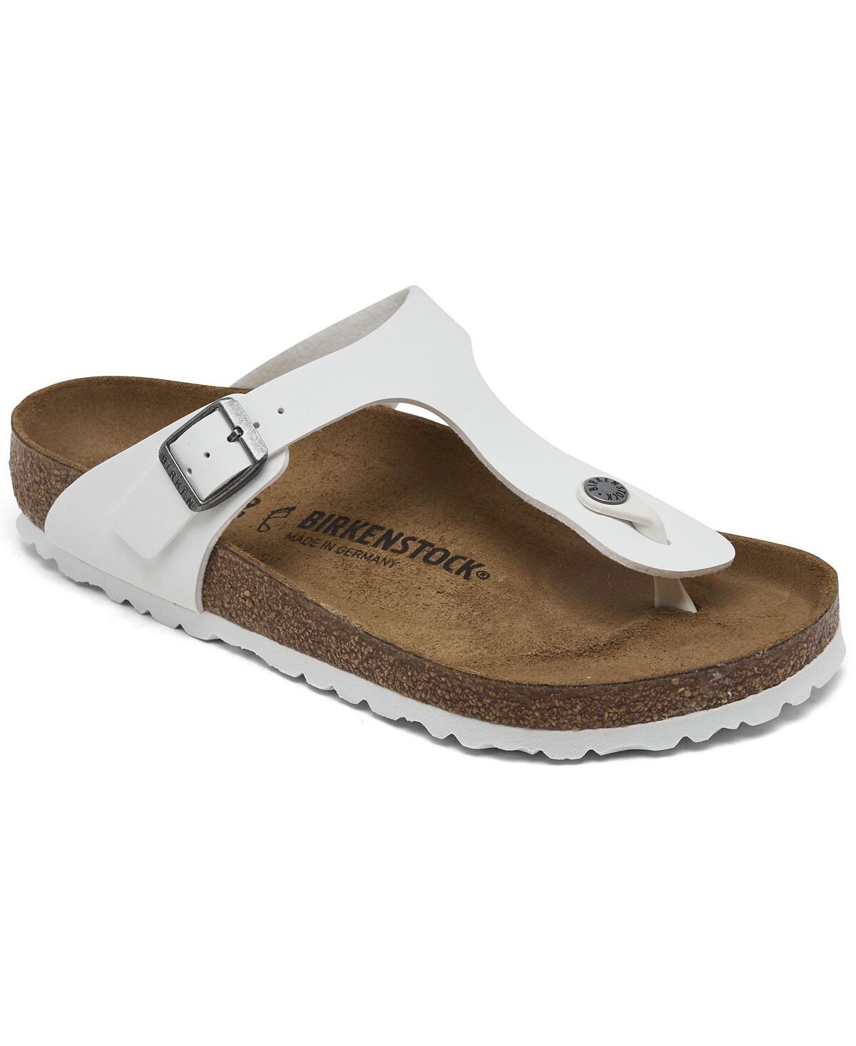 

Женские сандалии Gizeh Birko-Flor от Finish Line Birkenstock, белый