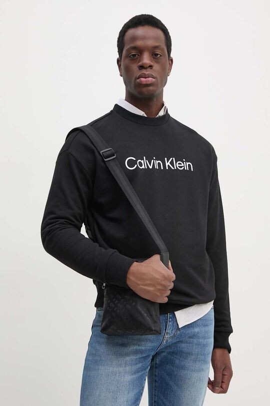 

Хлопковая толстовка Calvin Klein, черный