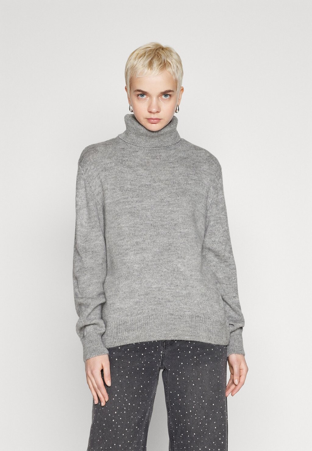 

Свитер Jdylibby Roll Neck JDY, цвет medium grey melange