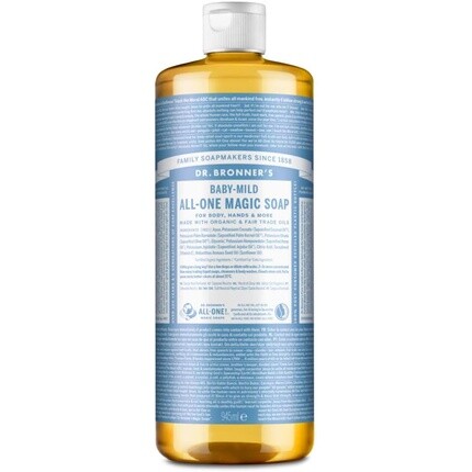 

Детское мягкое универсальное волшебное мыло Dr Bronner 945 мл без запаха, Dr. Bronner'S