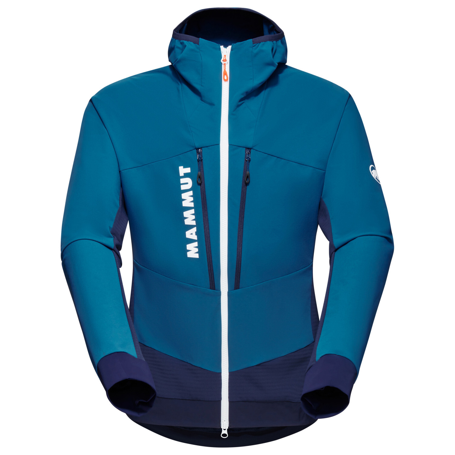 Куртка из софтшелла Mammut Aenergy SO Hybrid Hooded, цвет Deep Ice/Marine