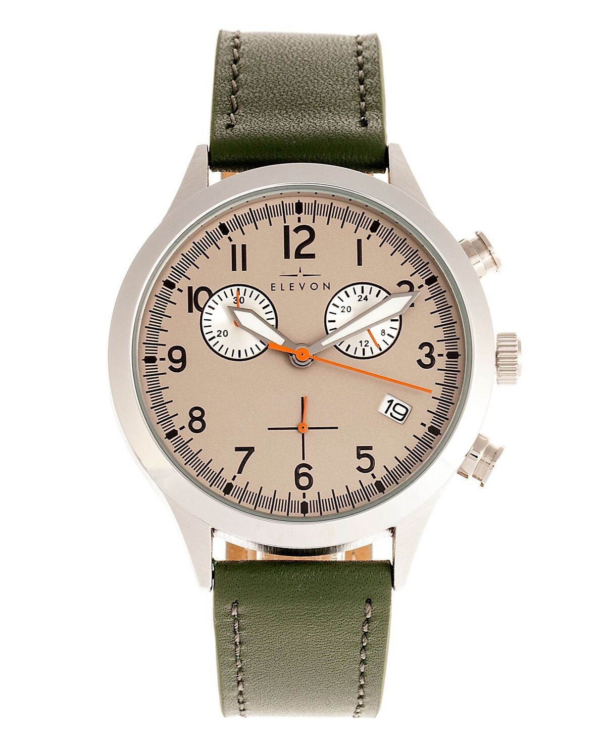 

Мужские часы Antoine Chronograph с ремешком из натуральной кожи, 44 мм Elevon
