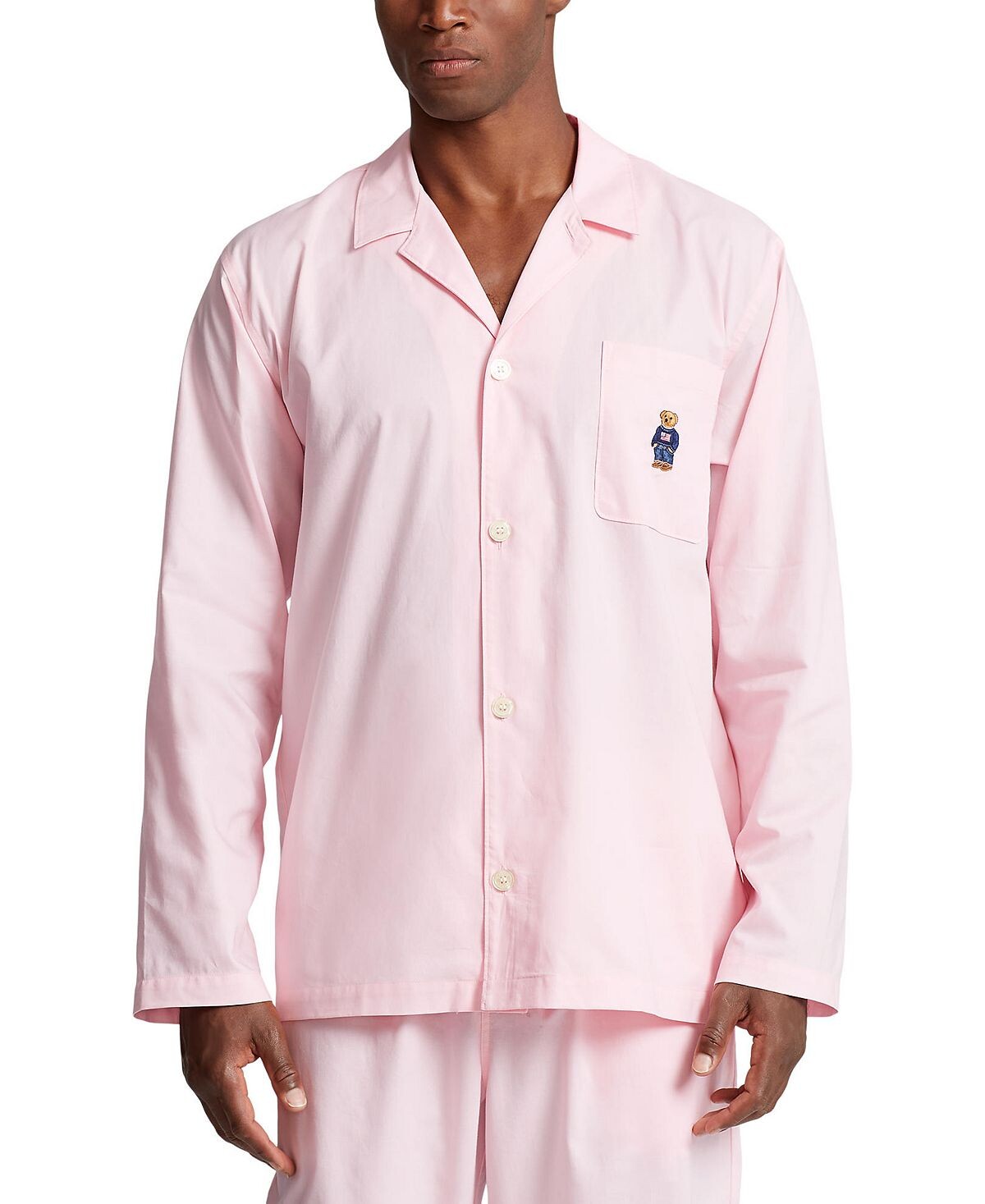 

Мужская классическая пижамная рубашка с длинным рукавом Polo Ralph Lauren
