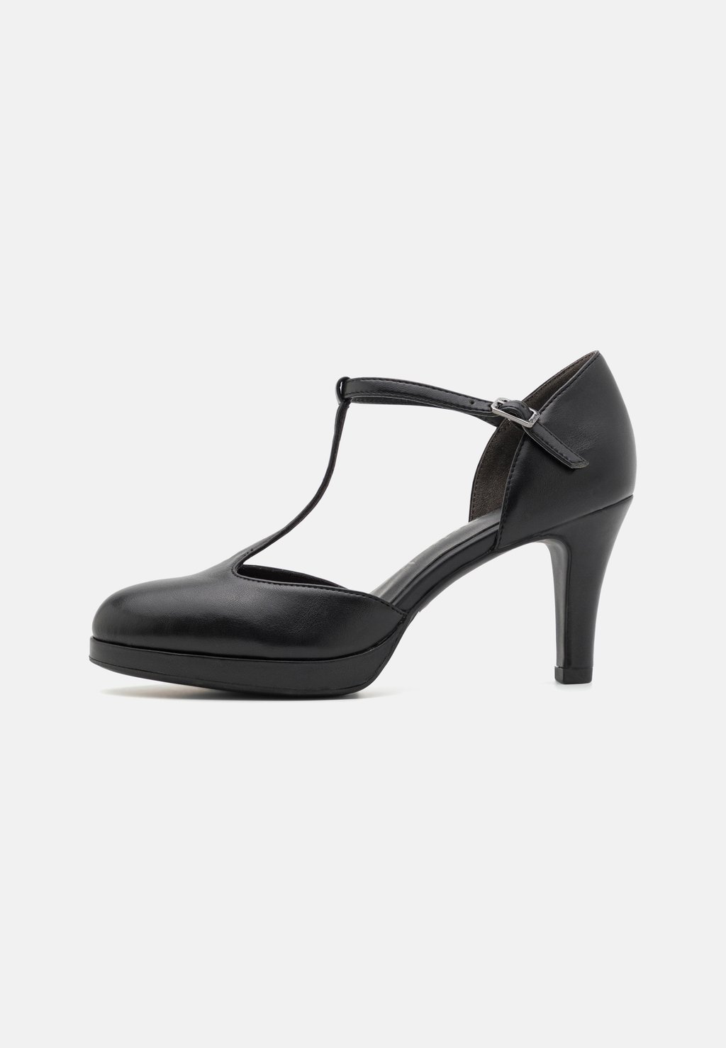 Туфли на высоком каблуке Tamaris, цвет black matt