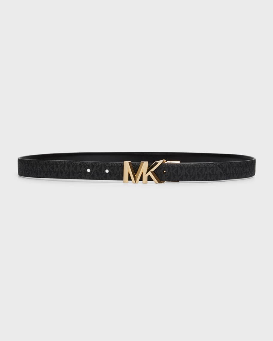 

Двусторонний кожаный ремень с логотипом Michael Kors