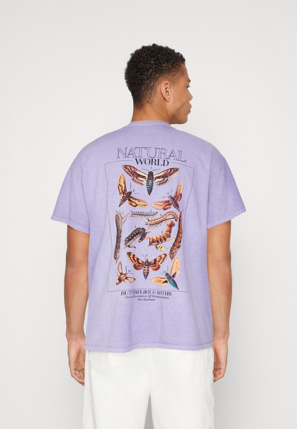 

Футболка с принтом NATURAL WORLD BDG Urban Outfitters, фиолетовый