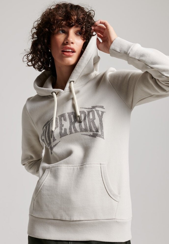

Толстовка Superdry Embellished, серый ледник