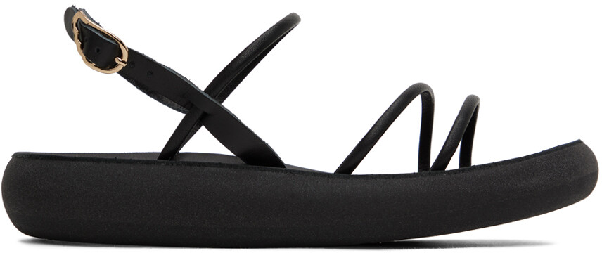 

Черные комфортные сандалии Taxidi Ancient Greek Sandals, цвет Black