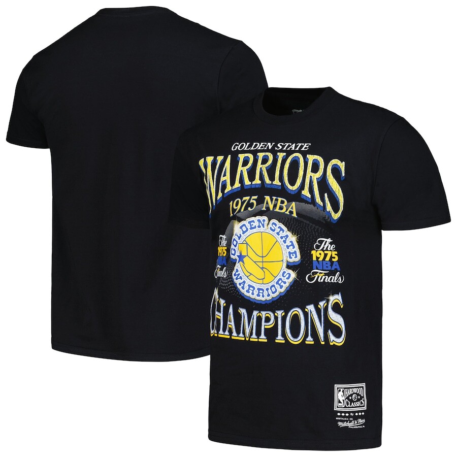 

Футболка с коротким рукавом Mitchell & Ness Golden State Warriors, черный