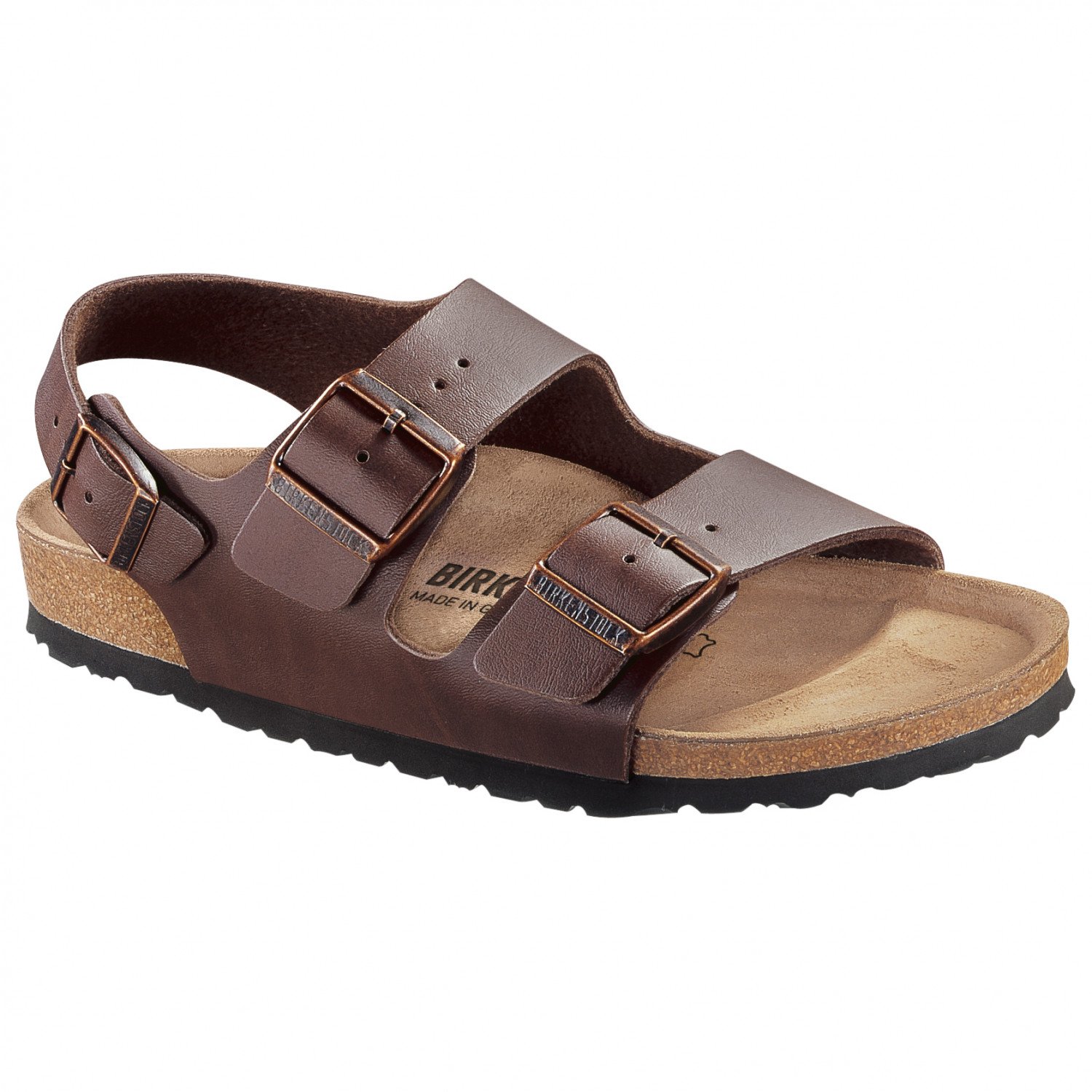 Сандалии Birkenstock Milano BF, цвет Dark Brown