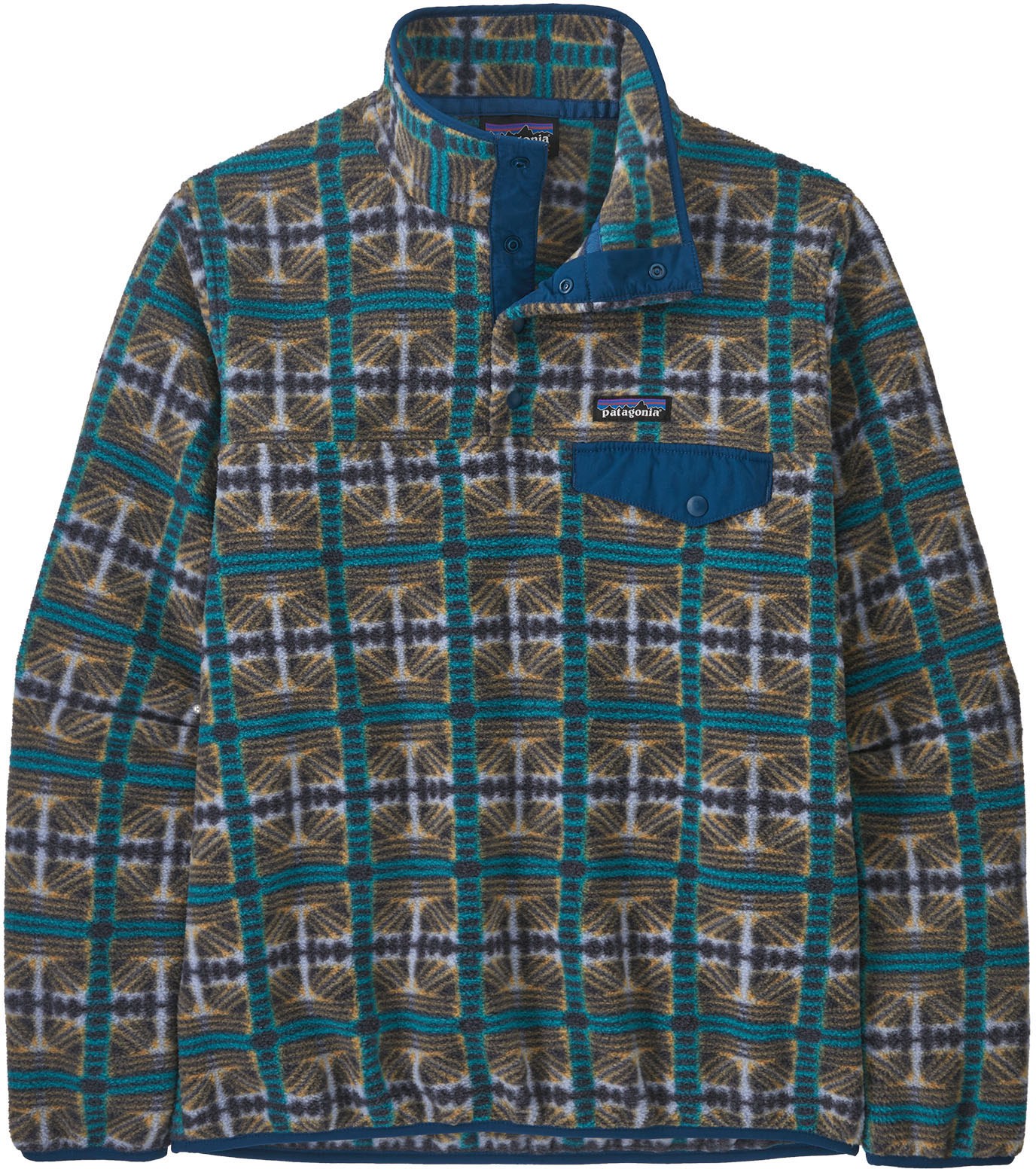 цена Легкий флисовый пуловер Synchilla Snap-T — женский Patagonia, синий