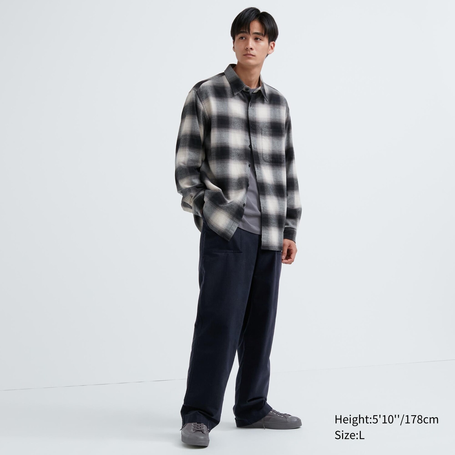

Рабочие брюки Uniqlo, темно-синий
