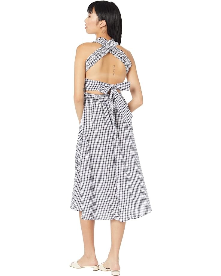 

Платье MANGO Troya Dress, темно-синий