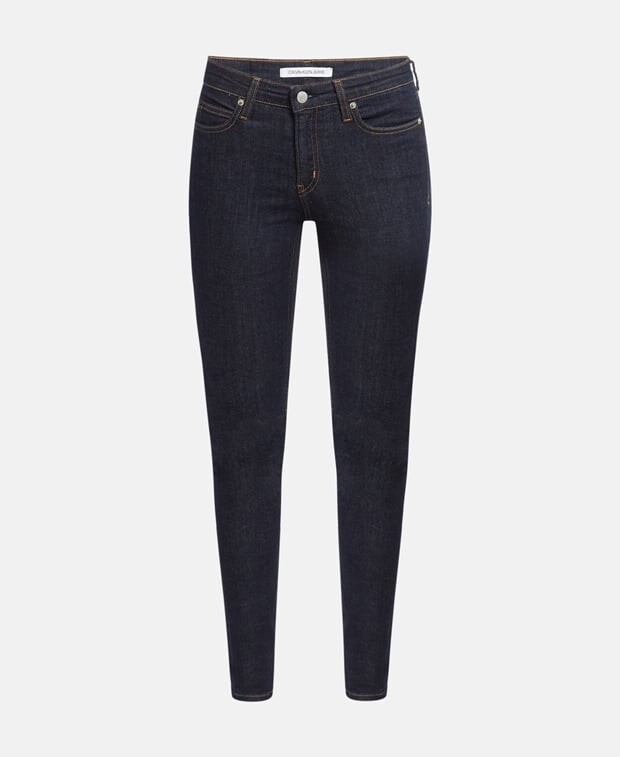 

Джинсы узкого кроя Calvin Klein Jeans, темно-синий