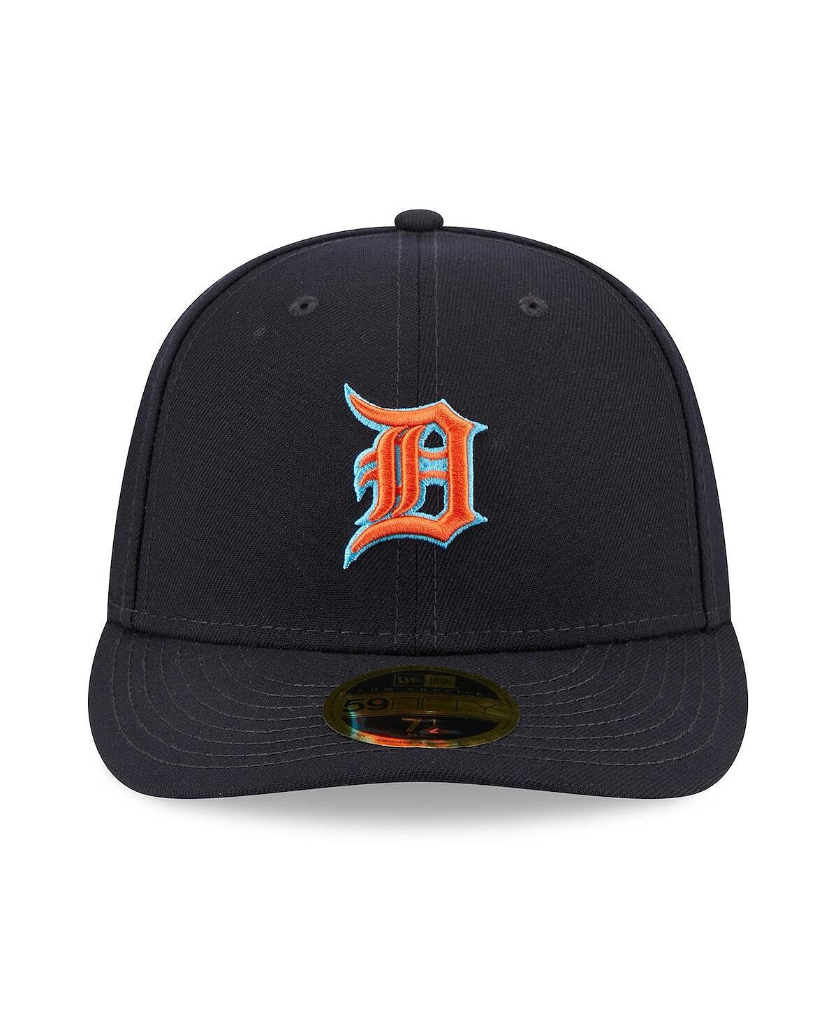 

Мужская темно-синяя шляпа приталенного цвета Detroit Tigers 2023 MLB Father's Day Low Profile 59FIFTY New Era
